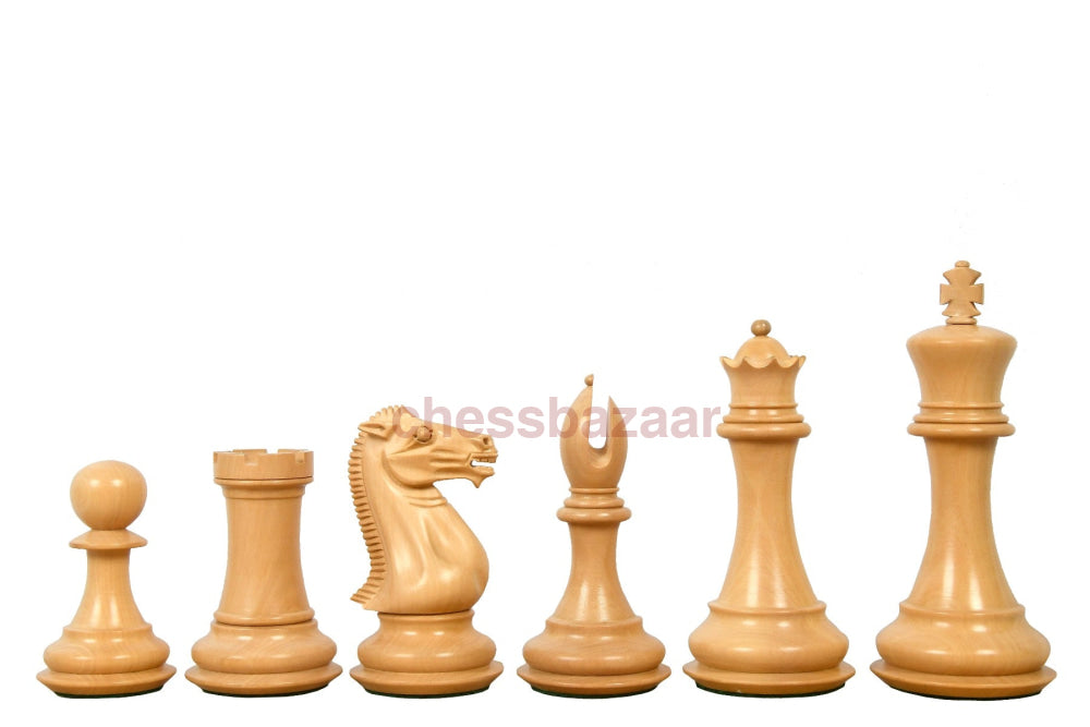 Staunton-Serie:  Indische Handarbeit Dreifach Gewichtete Staunton Schachfiguren Aus Ebenholz Und